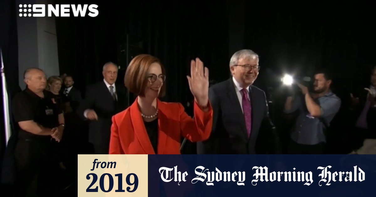 Video Julia Gillard And Kevin Rudd Attend Labor Campaign Launch 3446